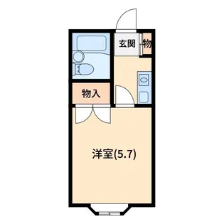 ロイヤルコートII【1階】の間取り
