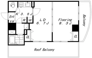アベニュー高円寺【6階】の間取り