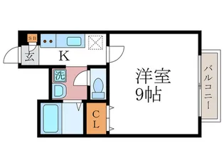 アムール一乗寺 II【1階】の間取り