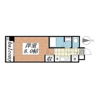 メゾン ド ヴィレ深江【3階】の間取り