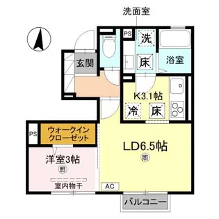 サンハーツ・マルコ【1階】の間取り