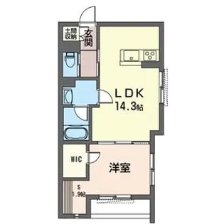 サントゥアリオ ラート【1階】の間取り