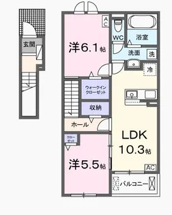 ソラニテラス【2階】の間取り