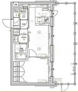 AXAS南蒲田アジールコート【4階】の間取り