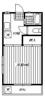 ハトヤハイム【2階】の間取り