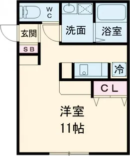 Sustainable I【2階】の間取り