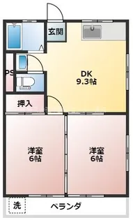 T&Kハイツ【1階】の間取り
