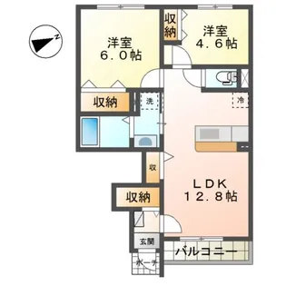 グレートミラージュ【1階】の間取り