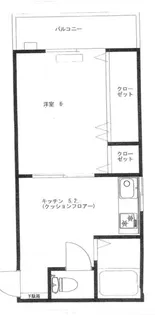 みかさアパート【2階】の間取り