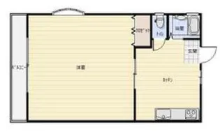 メゾン大蔵【1階】の間取り