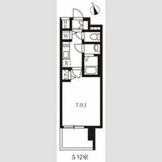 メインステージ名古屋ノースマーク【10階】の間取り