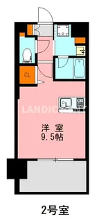 LANDIC M3418【14階】の間取り
