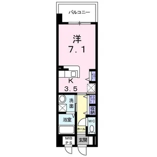 プリマヴェーラ Nozomi【7階】の間取り