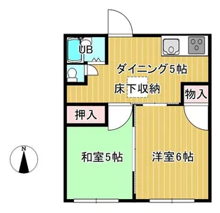 メゾンスレッド【1階】の間取り