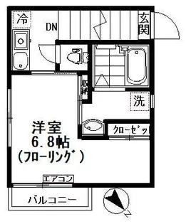 ゾンターク下北沢【2階】の間取り
