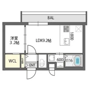 GrandPaseo north【4階】の間取り