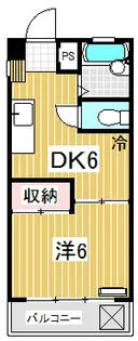 ルミエールII【1階】の間取り