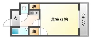 ラガール豊津【2階】の間取り