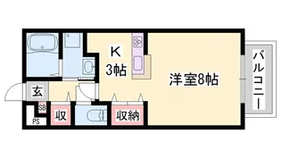 エミネンス堂本【1階】の間取り