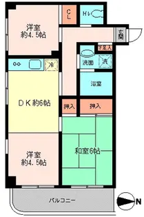 K house1【3階】の間取り