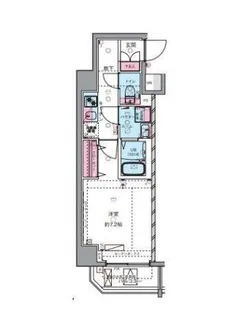 ジェノヴィア田端IIIグリーンヴェール【7階】の間取り