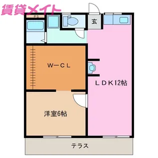 フォーブル錦 B棟【2階】の間取り