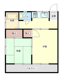 *サニーハイツ*【1階】の間取り