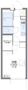 レオパレスNISHIURA【3階】の間取り