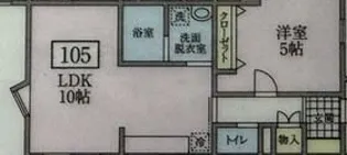 鷹ノ羽レジデンス【1階】の間取り