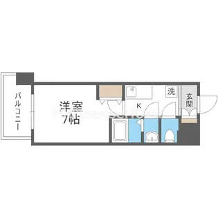 LIVIAZ OSAKA VERITE【6階】の間取り