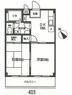 パストラル坂本【4階】の間取り