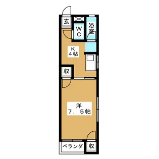 レジデンス八事【2階】の間取り
