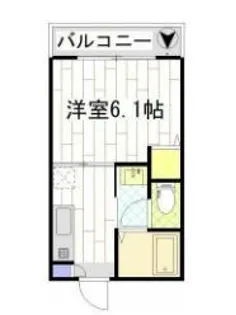 スターフォレスト高津【1階】の間取り