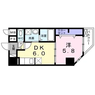グランドモンド羽田【3階】の間取り