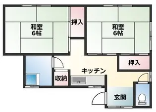 リシェス三浦【2階】の間取り
