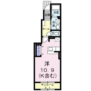エスペランサ【1階】の間取り