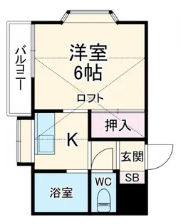 ホワイトハウス【2階】の間取り