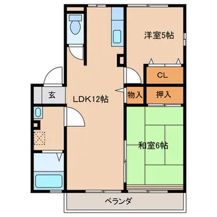 メゾンドレトアC棟D棟【2階】の間取り