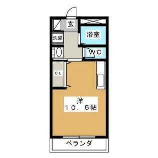 コーポシオン【2階】の間取り