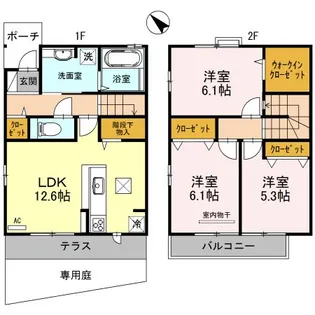 テラス星ヶ丘の間取り