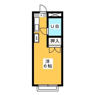 あすなろハイツA【2階】の間取り