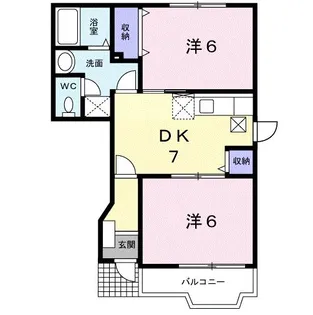 プレシャス【1階】の間取り