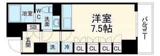 アルス大手前プレミア【5階】の間取り