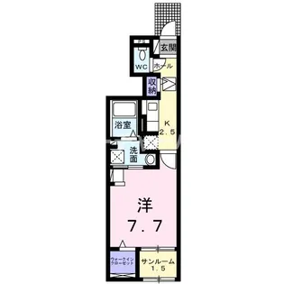 ベルクレール本町【1階】の間取り