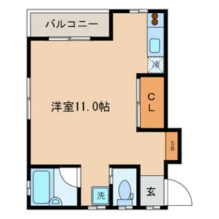パオネII【4階】の間取り