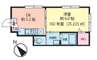 VILLA田園調布【1階】の間取り