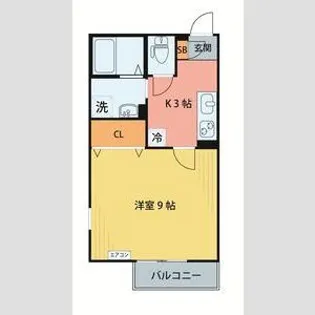 コンフォール長町【1階】の間取り