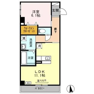 ノールラガール相木【2階】の間取り