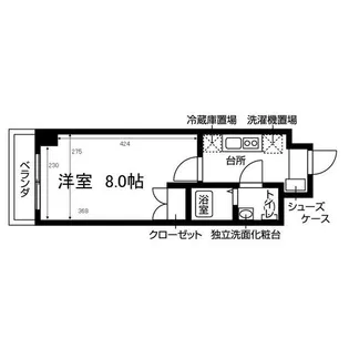 ラウレール名駅南【6階】の間取り