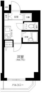 プレール・ドゥーク亀戸III【3階】の間取り